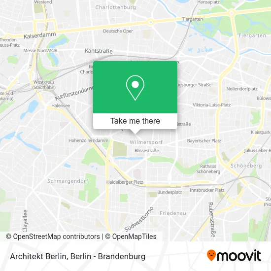 Architekt Berlin map