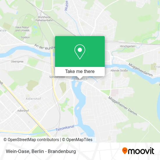 Wein-Oase map