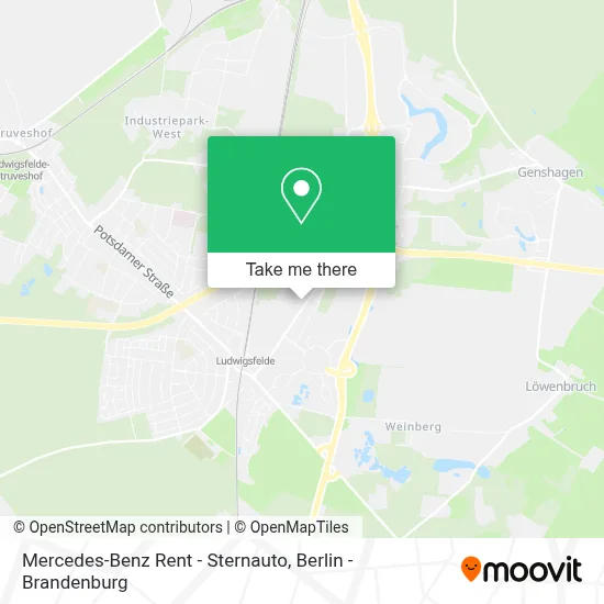 Mercedes-Benz Rent - Sternauto map