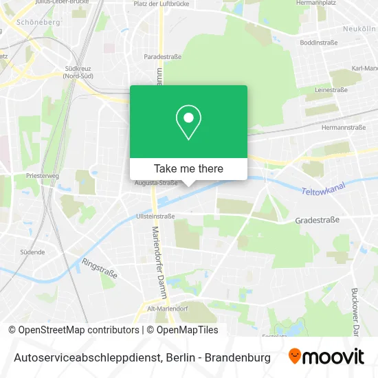 Autoserviceabschleppdienst map