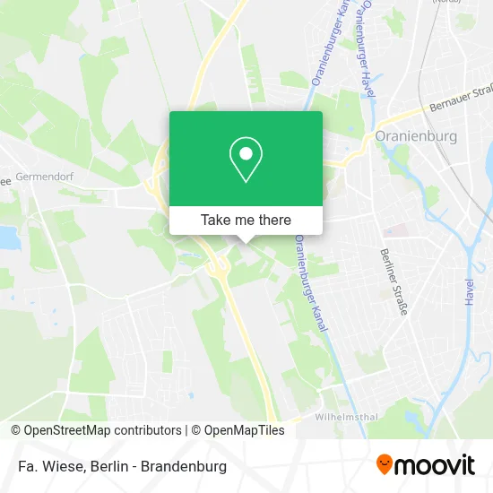 Fa. Wiese map