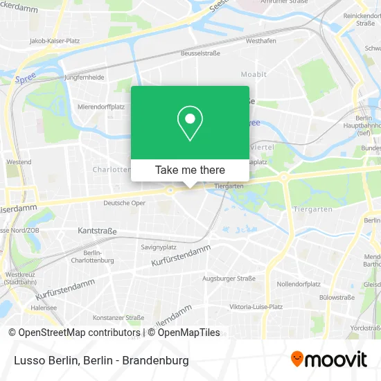 Lusso Berlin map