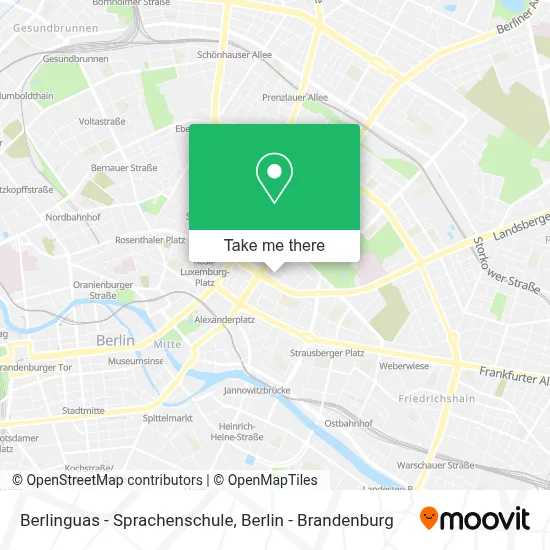 Berlinguas - Sprachenschule map