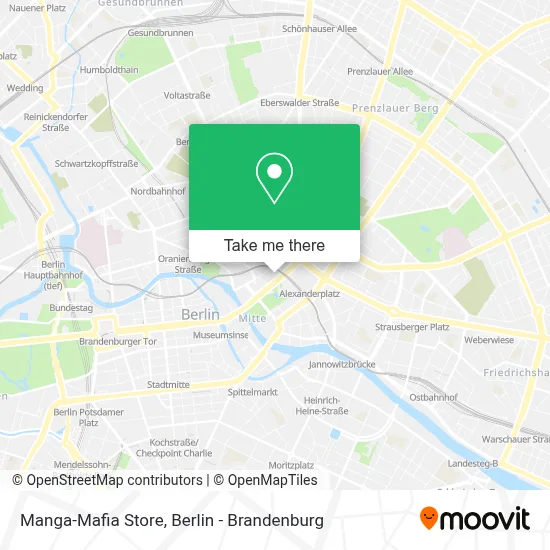 Manga-Mafia Store map