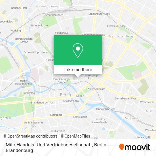 Mito Handels- Und Vertriebsgesellschaft map