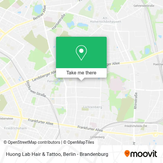Huong Lab Hair & Tattoo map