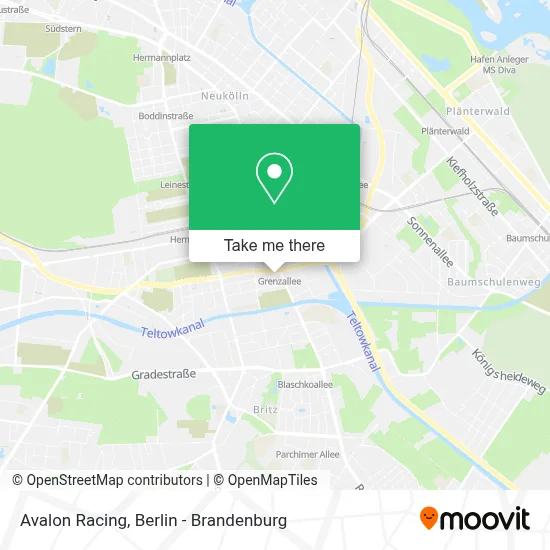 Avalon Racing map