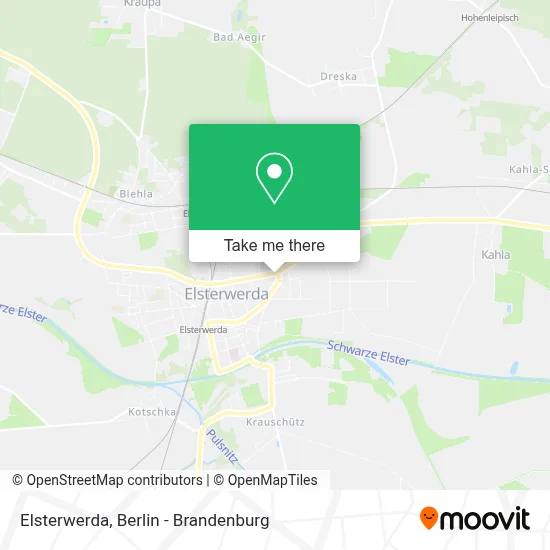 Elsterwerda map
