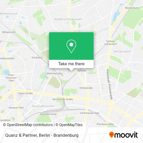 Quanz & Partner map