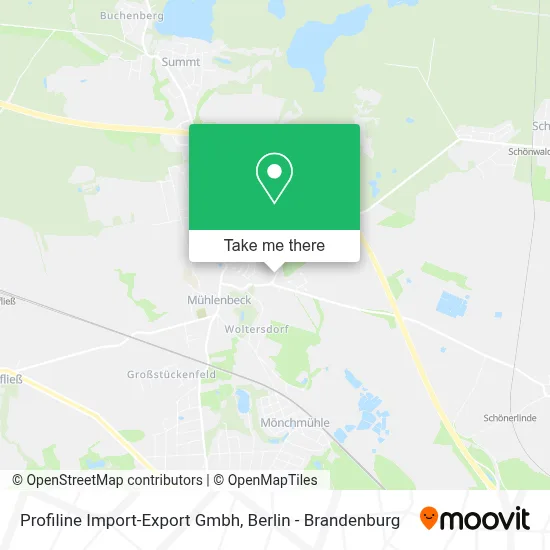 Profiline Import-Export Gmbh map
