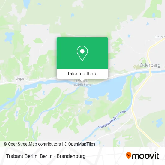 Trabant Berlin map