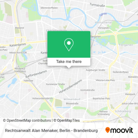 Rechtsanwalt Alan Menaker map