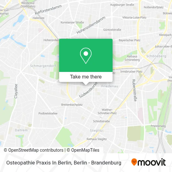 Osteopathie Praxis In Berlin map