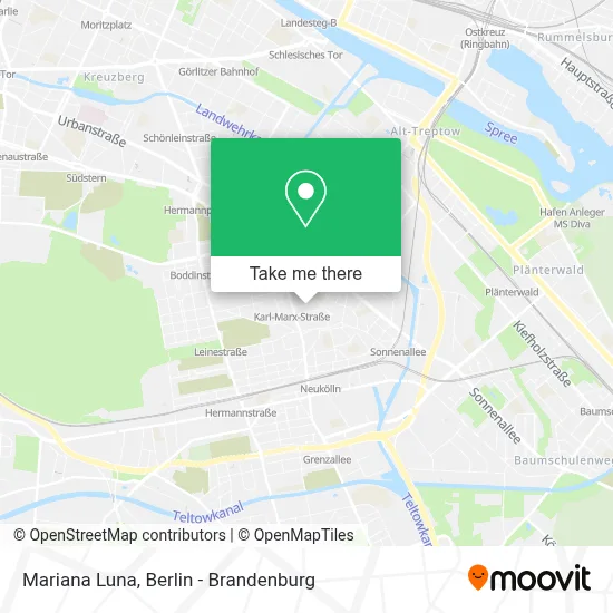 Mariana Luna map