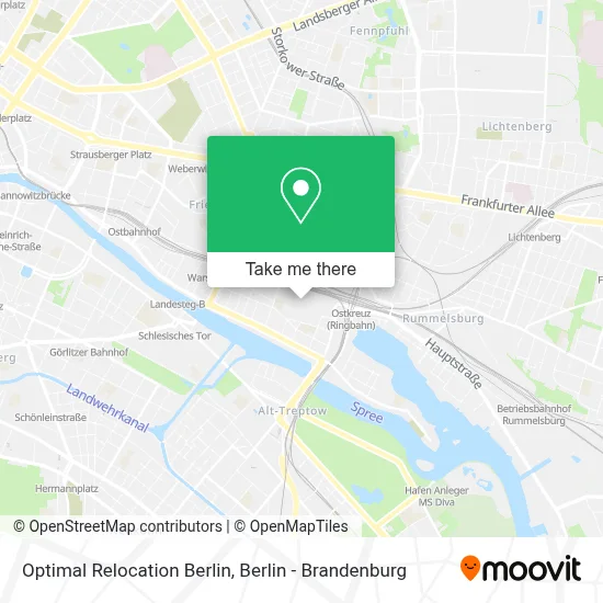Optimal Relocation Berlin map