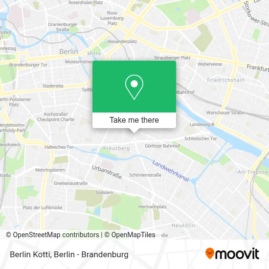 Berlin Kotti map