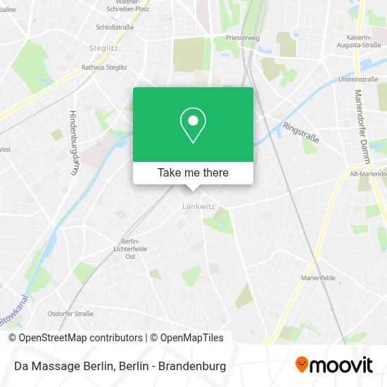Da Massage Berlin map