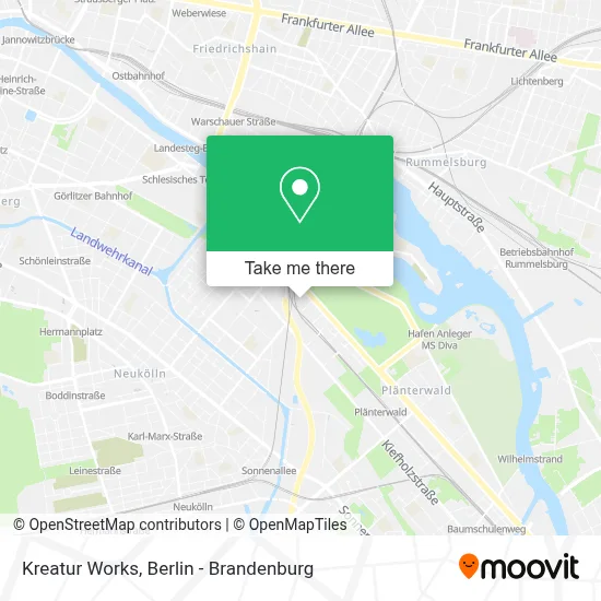 Kreatur Works map