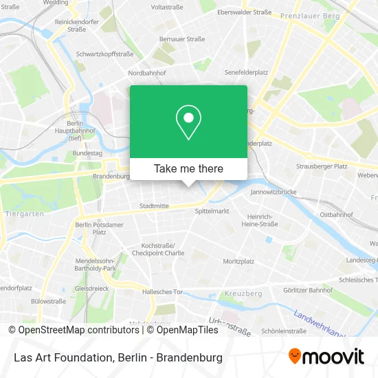 Las Art Foundation map