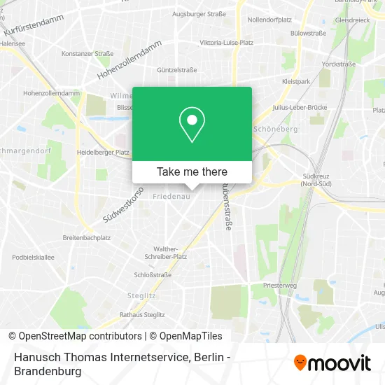 Hanusch Thomas Internetservice map