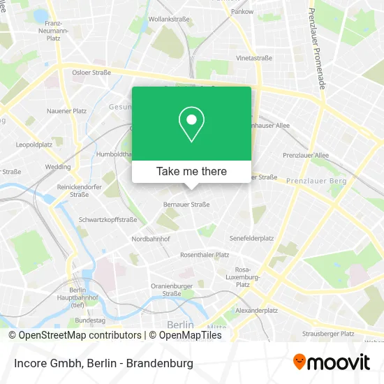 Incore Gmbh map
