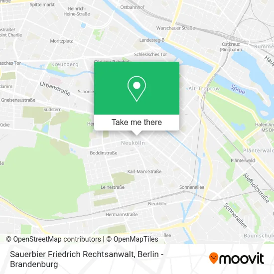 Sauerbier Friedrich Rechtsanwalt map