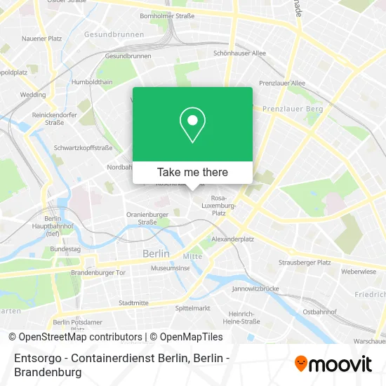 Entsorgo - Containerdienst Berlin map