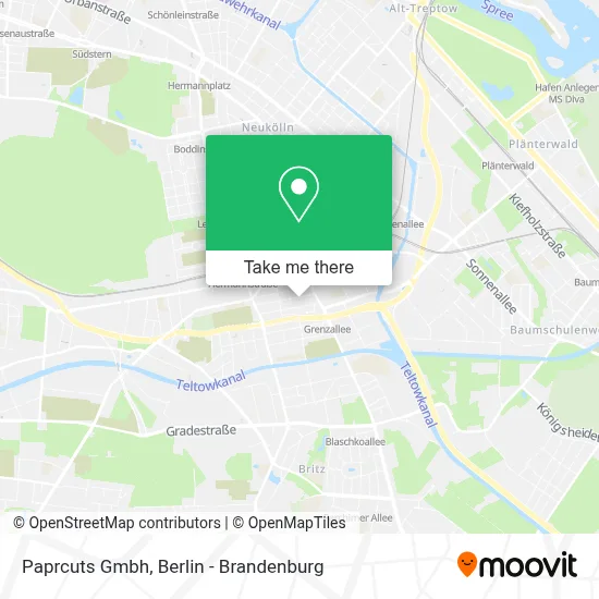 Paprcuts Gmbh map