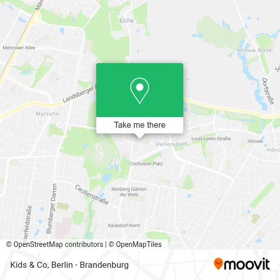 Kids & Co map
