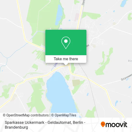 Sparkasse Uckermark - Geldautomat map