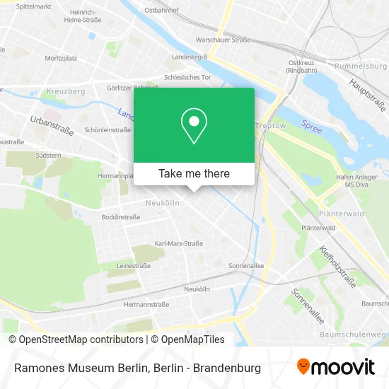 Ramones Museum Berlin map