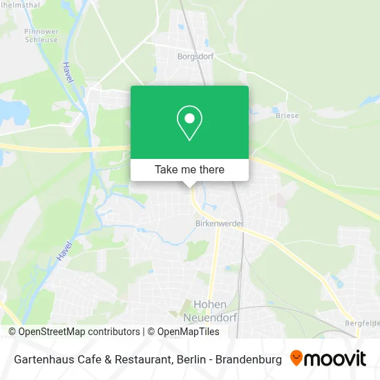 Gartenhaus Cafe & Restaurant map