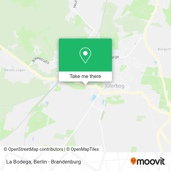 La Bodega map