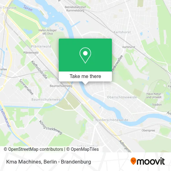 Kma Machines map
