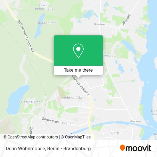 Dehn Wohnmobile map
