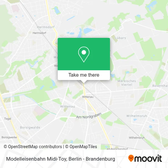 Modelleisenbahn Midi-Toy map