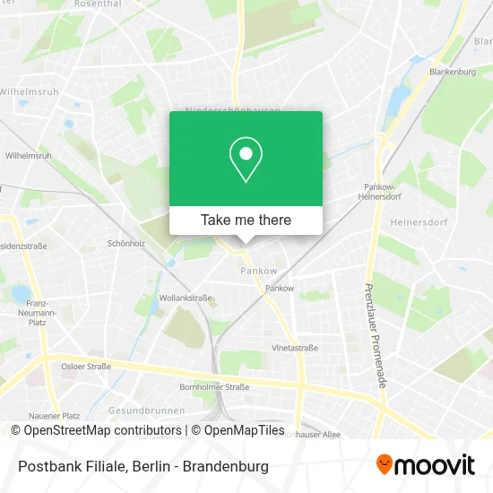 Postbank Filiale map
