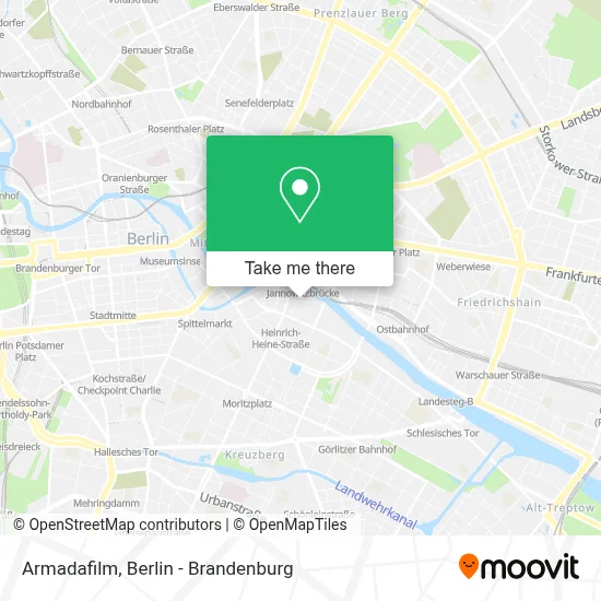 Armadafilm map