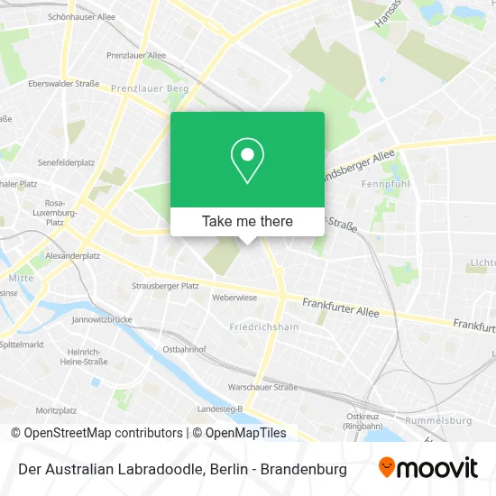 Der Australian Labradoodle map