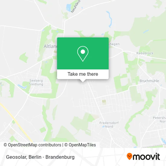 Geosolar map