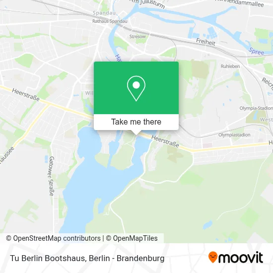 Tu Berlin Bootshaus map