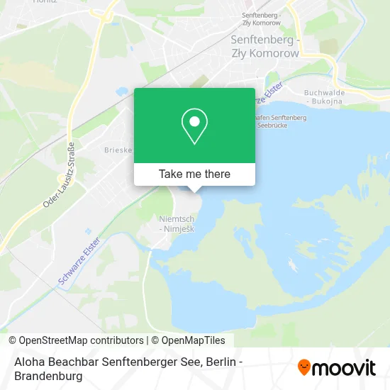 Aloha Beachbar Senftenberger See map