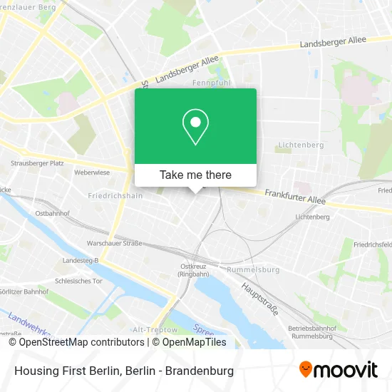Housing First Berlin map