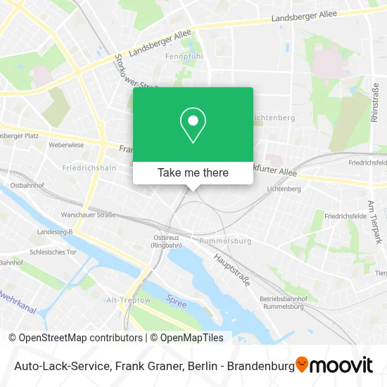 Auto-Lack-Service, Frank Graner map