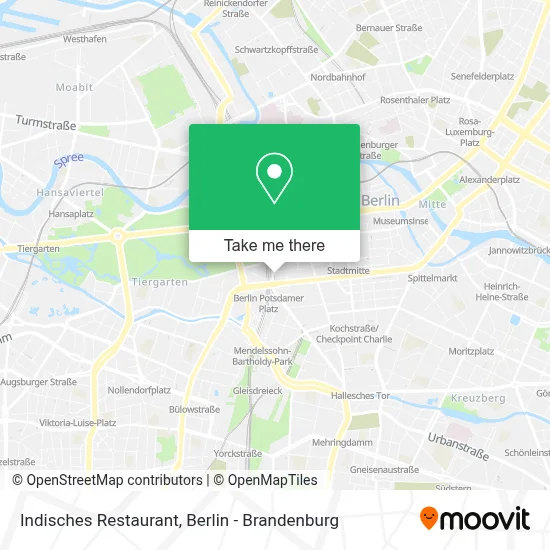 Indisches Restaurant map