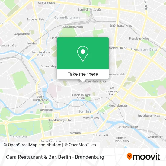Cara Restaurant & Bar map