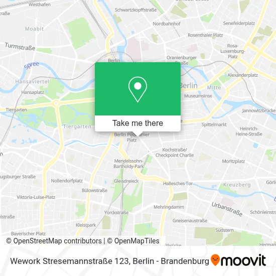 Wework Stresemannstraße 123 map