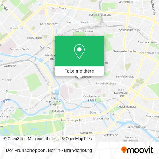 Der Frühschoppen map