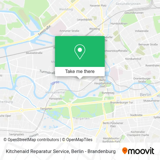 Kitchenaid Reparatur Service map