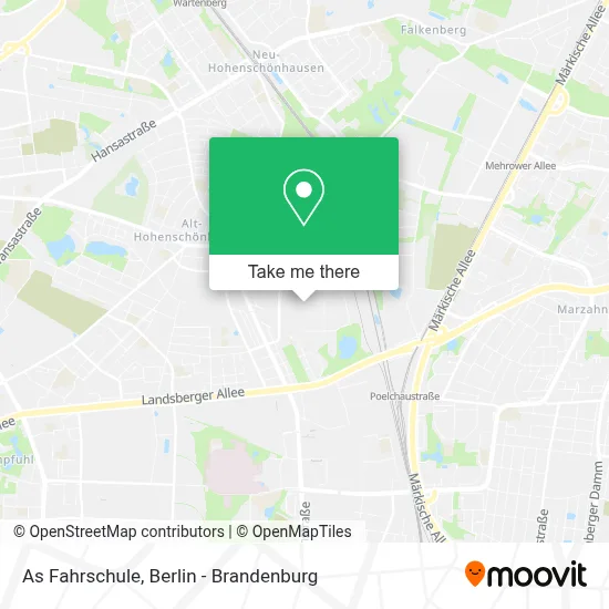 As Fahrschule map
